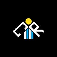 cr letter logo kreatives design mit vektorgrafik, cr einfaches und modernes logo. vektor
