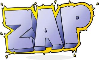 Cartoon-Zap-Symbol vektor