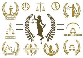 Gratis Lady Justice Logo Vector