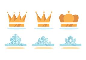 Pageant Crown Vektor Set