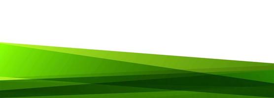 modern grön överlappande bannerbakgrund vektor