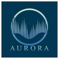 aurora-logo-design-ikonen-illustrations-vektorschablone vektor