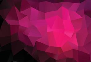 mörk rosa vektor abstrakt mosaik bakgrund.