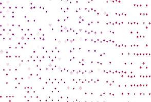 hellviolettes, rosafarbenes Vektormuster mit Kartensymbol. vektor