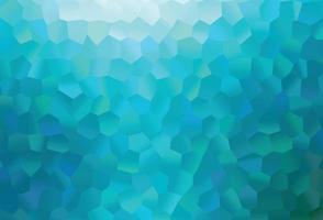 ljusblå vektor mönster med färgglada hexagoner.