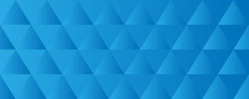 abstrakt geometrisk bakgrund med lutning 3d trianglar mönster i blå coloros vektor