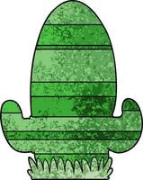 Cartoon grüner Kaktus vektor