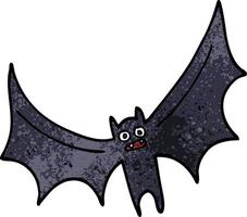 tecknad doodle bat vektor