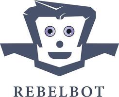 intelligentes Roboter-Vektorlogo. Roboter-Technologie-Logo-Vektor. niedliches Roboter-Logo-Template-Design. vektor