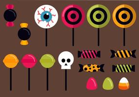 Gratis Halloween Candy Vector