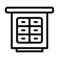 Füllschrank-Icon-Design vektor