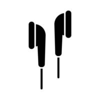 Ohrhörer-Symbol-Vektor-Design-Vorlage vektor