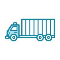 LKW-Icon-Vektor-Design-Vorlage vektor