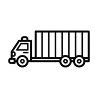 LKW-Icon-Vektor-Design-Vorlage vektor