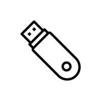 Designvorlagen für Flashdrive-Symbolvektoren vektor