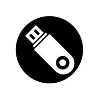 Designvorlagen für Flashdrive-Symbolvektoren vektor