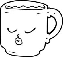 Cartoon-Kaffeetasse vektor