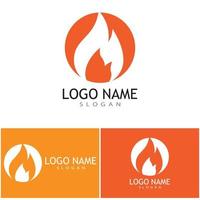 brand flamma logotyp vektor begrepp design