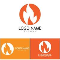 brand flamma logotyp vektor begrepp design