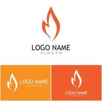 brand flamma logotyp vektor begrepp design