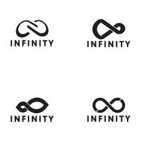 oändlighet vektor logotyp mall illustration design.