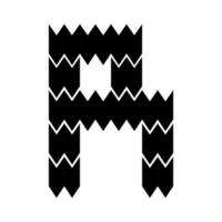 Buchstabe r-Logo-Design. vektor