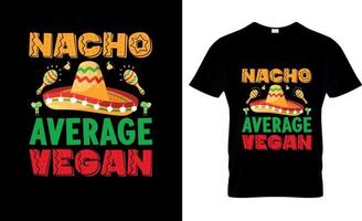 veganes T-Shirt-Design, veganer T-Shirt-Slogan und Bekleidungsdesign, vegane Typografie, veganer Vektor, vegane Illustration vektor