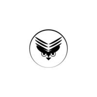Vogel Symbol Bild Illustration Vektor Designlinie