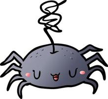 Cartoon-Halloween-Spinne vektor