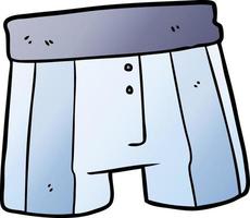 Cartoon-Boxershorts vektor