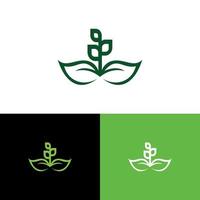 Farm-Logo-Vorlage. Aufkleber für Bio-Produkte. Bauernmarkt vektor
