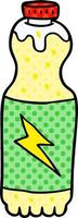 Cartoon-Limo-Flasche vektor