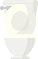 Grafik-Vektor-Illustration-Symbol für offene Toilette vektor