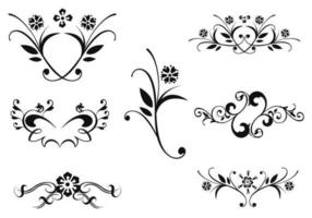 Floral Ornamente Vector Pack Zwei