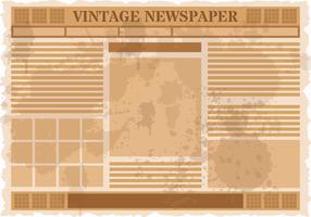 Vintage Old Zeitung Vektor