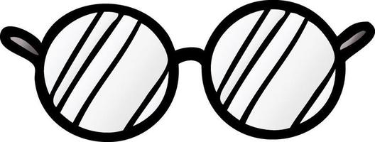 Cartoon-Brille-Symbol vektor