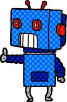 Cartoon-Roboter-Figur vektor