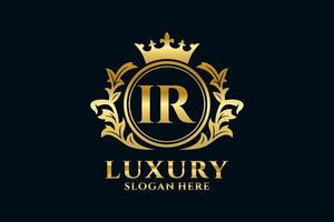 Anfangsbuchstabe Royal Luxury Logo Vorlage in Vektorgrafiken für luxuriöse Branding-Projekte und andere Vektorillustrationen. vektor