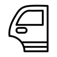 Autotür-Icon-Design vektor