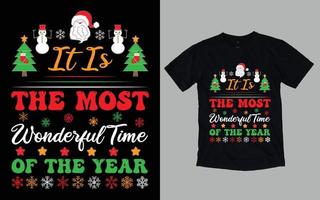 jul dag typografi och grafisk t-shirt design vektor