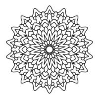 Mandala-Kunst-Illustration vektor