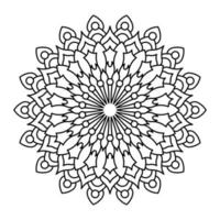 Mandala-Kunst-Illustration vektor