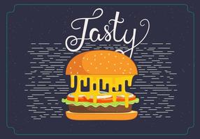 Free vector hamburger illustration