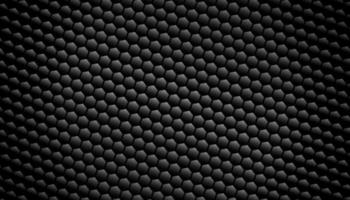 mörk svart kol fiber geometrisk rutnät bakgrund. modern mörk abstrakt vektor textur.