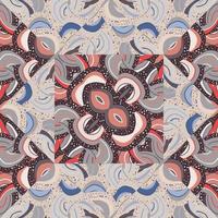 kalejdoskop geometrisk sömlös mönster. dekorativ mosaik- prydnad vektor