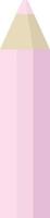 rosa Färbung Bleistift Grafik Vektor Illustration Symbol