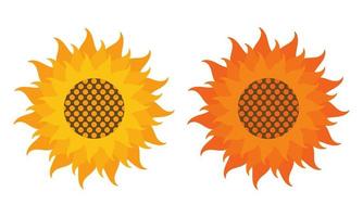 Sonnenblumen in Gelb und Orange vektor