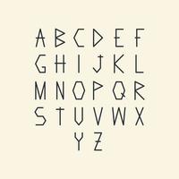 alphabet in schwarz und beige vektor