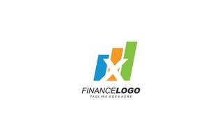 x Logoverwaltung für Unternehmen. Briefvorlage Vektor-Illustration für Ihre Marke. vektor