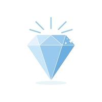 diamant logotyp mall vektor ikon